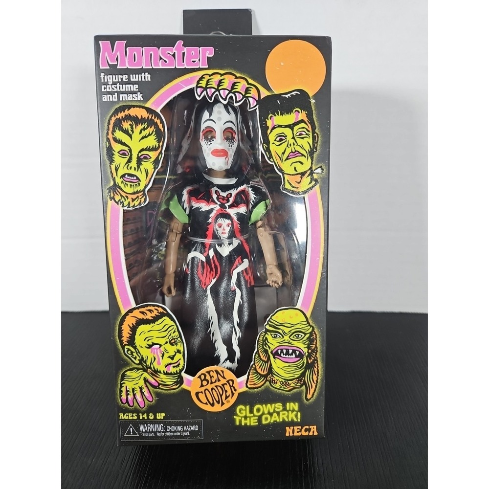 NECA BEN COOPER MONSTER VAMPIRE GIRL 5.5" FIGURE GLOWS IN THE DARK BRAND NEW